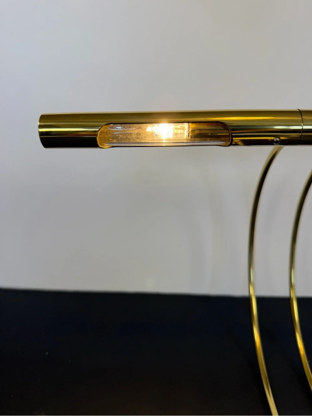 IKEA PICCOLA Wall Mount Picture Light Brass Arc Lamp NIB Tested Working